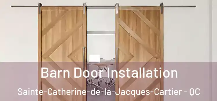  Barn Door Installation Sainte-Catherine-de-la-Jacques-Cartier - QC